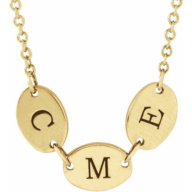 Mother's day engravable necklace