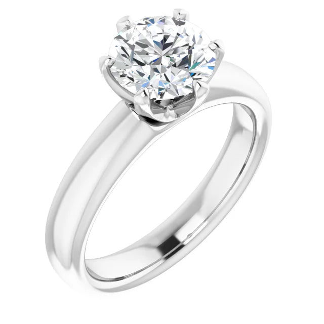 1.5 carat diamond solitaire engagement ring
