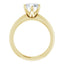 Diamond engagement ring with 1.5 ct diamond