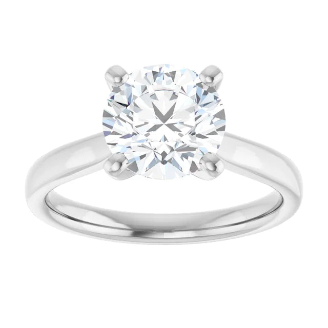 2 carat lab-grow diamond solitaire egagemet ring