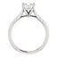 Princess Solitaire Engagement Ring by Lumi Jewelry