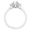Snowflake Diamond Engagement Ring in Toronto