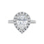 1 ct Pear Engagement Ring
