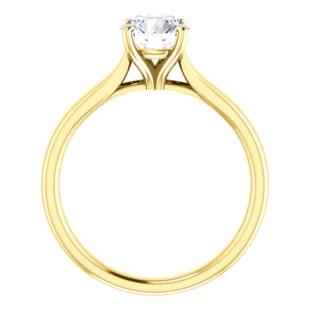 Yellow Solitaire Engagement Ring - Lumi Jewelry