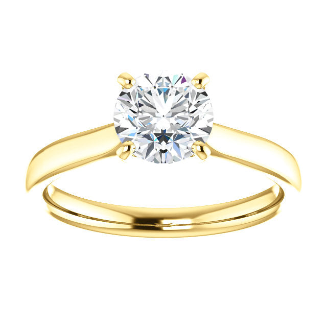 Yellow Solitaire Engagement Ring - Lumi Jewelry