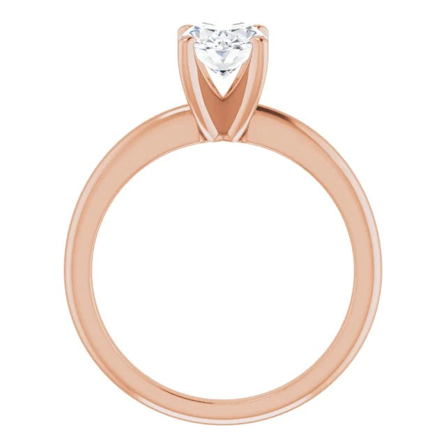Oval diamond Engagement ring