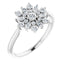 Snowflake-diamond-ring