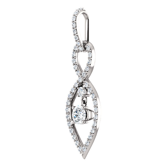Diamond Infinity Pendant - Lumi Jewelry