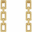 yellow-gold-chain-link-earrings