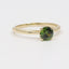 Natural Green Sapphire Solitaire Ring - Lumi Jewelry