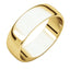 Yellow gold classic gold wedding band for men