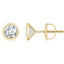 bezel-diamond-stud-earrings